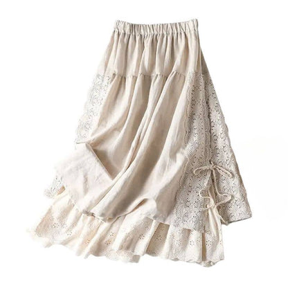 Jupe bohème longue et vintage — vue 3