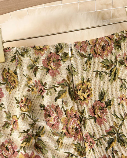 Jupe courte imprimé floral bohème été — vue 5