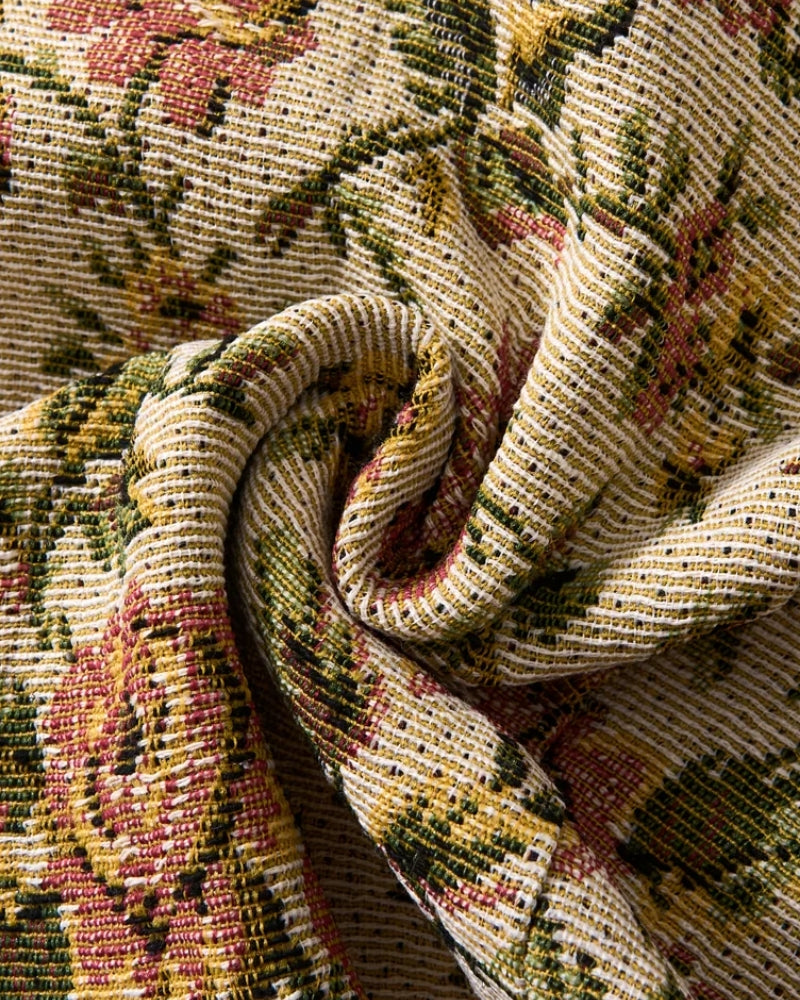 Jupe courte imprimé floral bohème été — vue 3