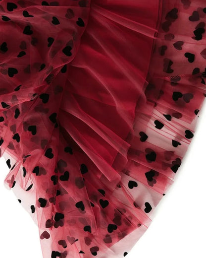 Jupe bohème longue en dentelle fleurie à appliqués — vue 5