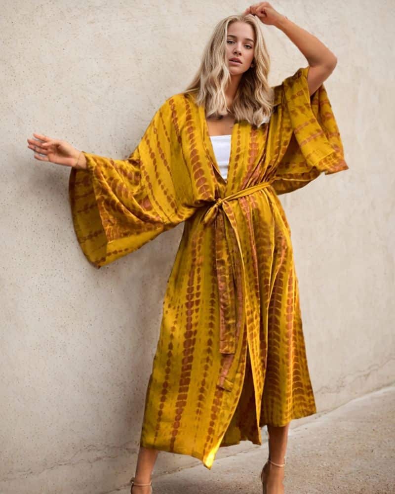 Kimono femme éclatant au charme bohème — vue 3