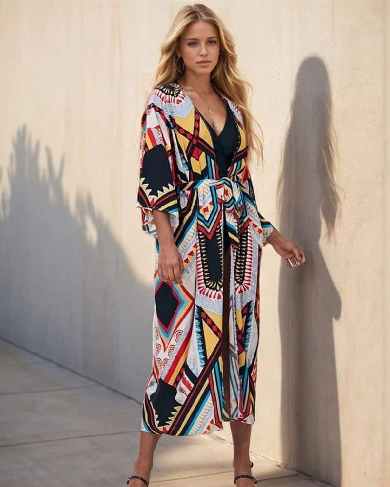 Kimono femme au style audacieux — BOHERIS