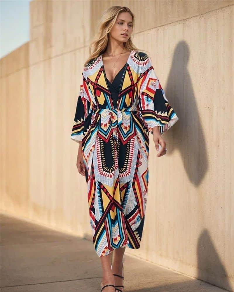 Kimono femme au style audacieux — vue 2