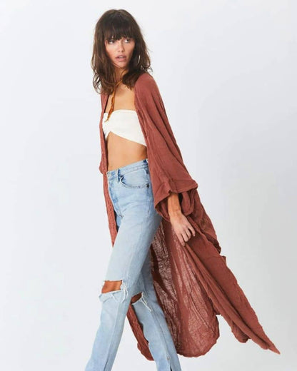 Kimono femme style naturel et décontracté — vue 2