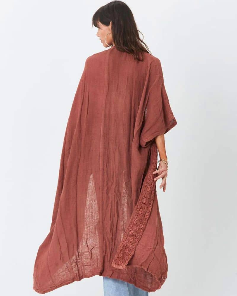 Kimono femme style naturel et décontracté — vue 4