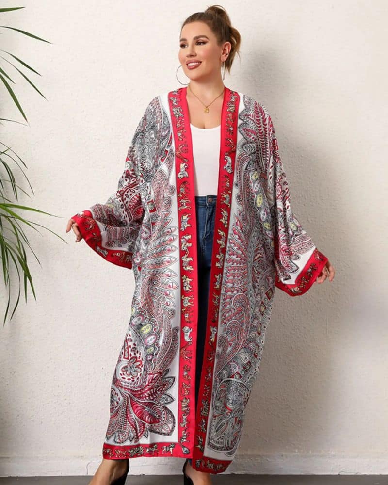 Kimono femme style décontracté — BOHERIS