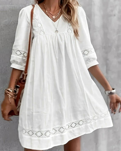 Robe bohème blanche — vue 2