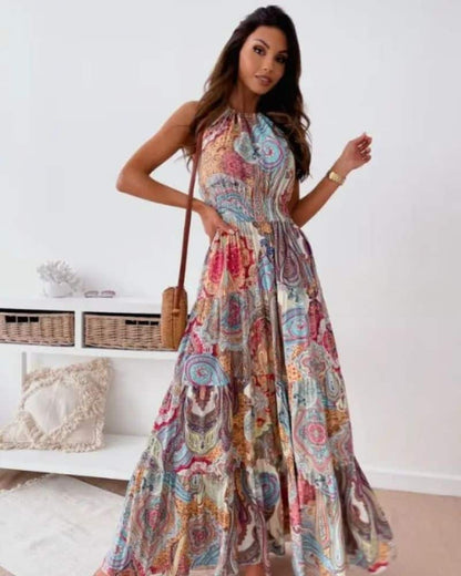 Robe bohème aux motifs — BOHERIS