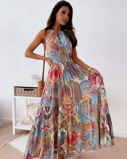 Robe bohème aux motifs — vue 2
