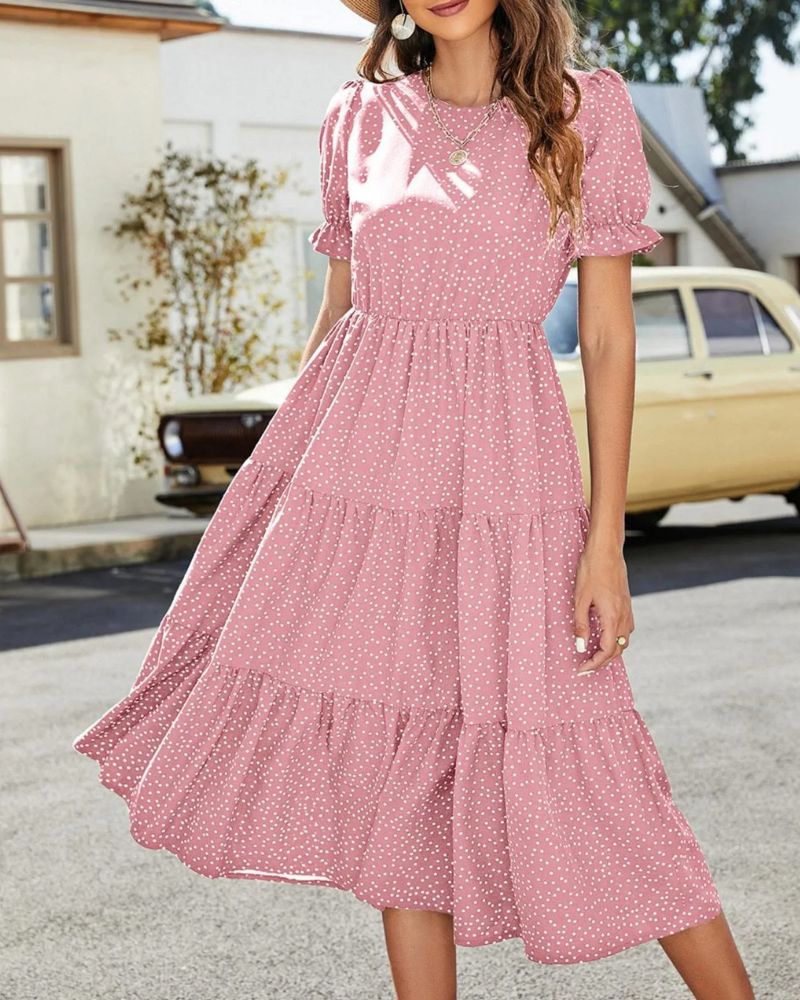 Robe bohème courte et ample — BOHERIS