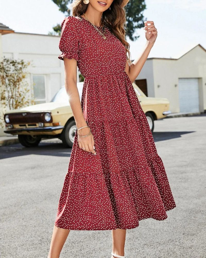 Robe bohème courte et ample — vue 3