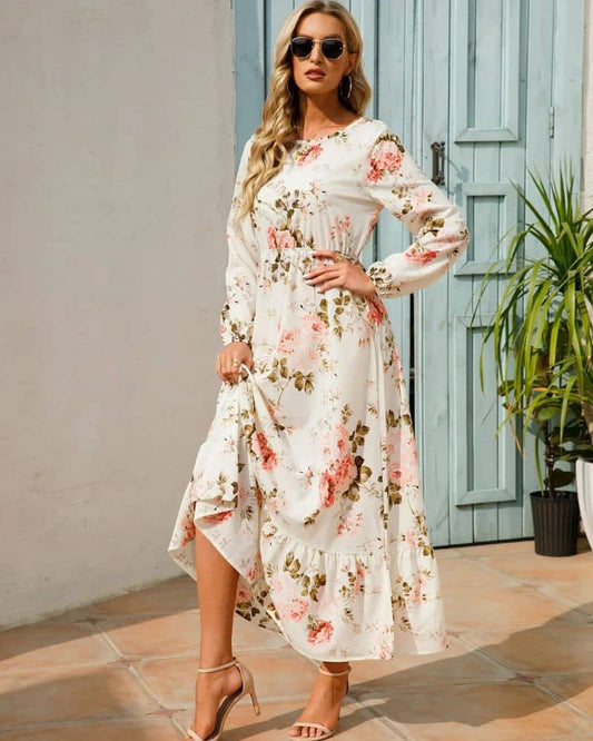 Robe bohème douce au charme rétro — BOHERIS