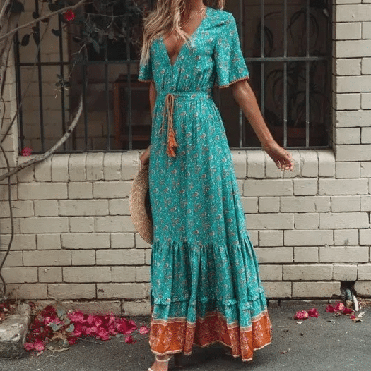 Robe bohème durable — BOHERIS