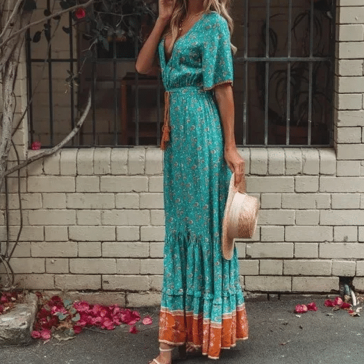 Robe bohème durable — vue 2