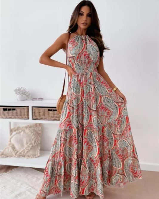 Robe bohème aux motifs captivants — BOHERIS