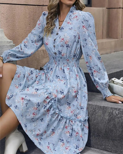 Robe bohème florale — vue 3