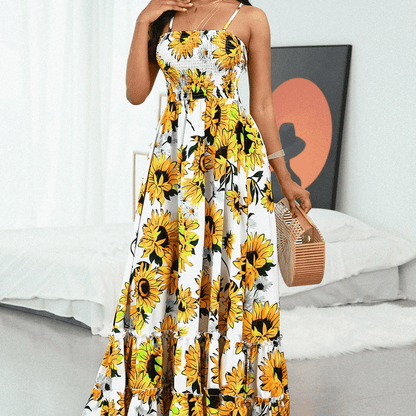 Robe bohème longue avec lanières croisées dans le dos — vue 4