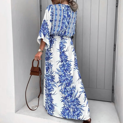 Robe kimono à manches longues avec ceinture — vue 2