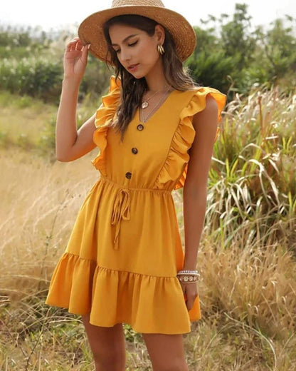 Robe bohème sans manches style décontracté — vue 2