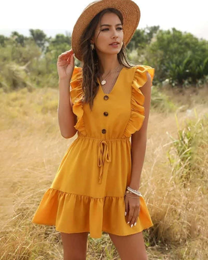 Robe bohème sans manches style décontracté — vue 3