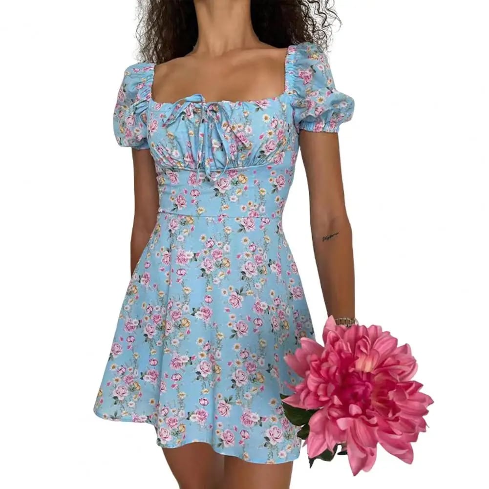 Robe champêtre cintrée et respirante — vue 2