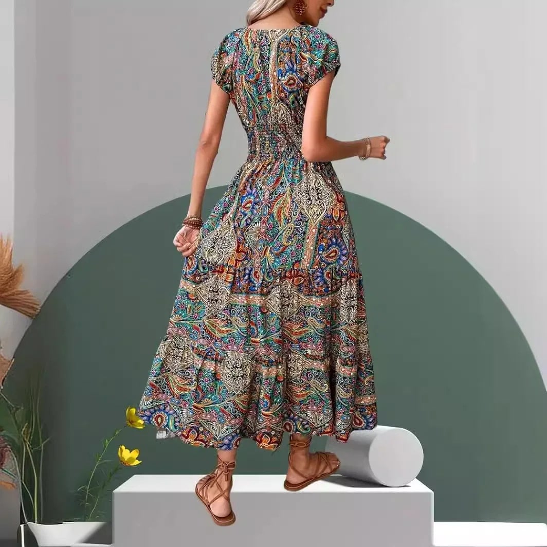 Robe champêtre décontractée et élastique — vue 3
