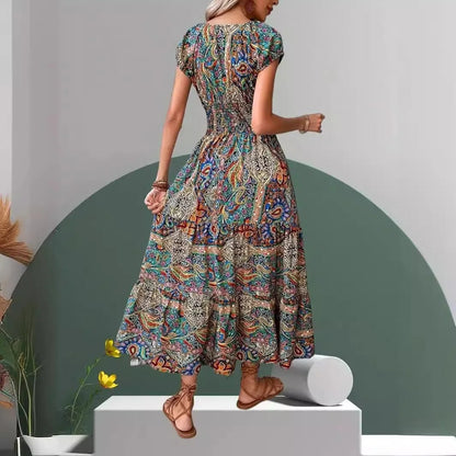 Robe champêtre décontractée et élastique — vue 3