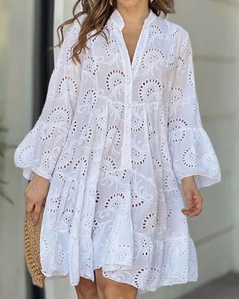 Robe champêtre et respirante — vue 3