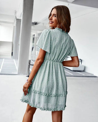 Robe champêtre légère et avec motifs floraux — vue 4