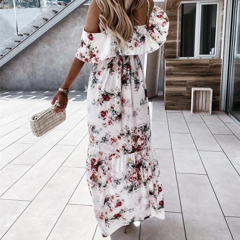 Robe champêtre longue et à fleurs — vue 2