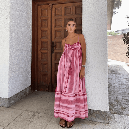 Robe champêtre mi-longue et estivale — BOHERIS