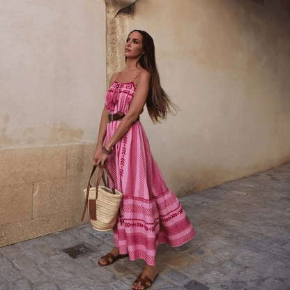 Robe champêtre mi-longue et estivale — vue 2