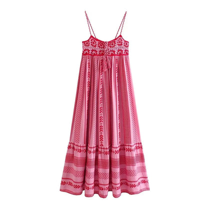 Robe champêtre mi-longue et estivale — vue 3