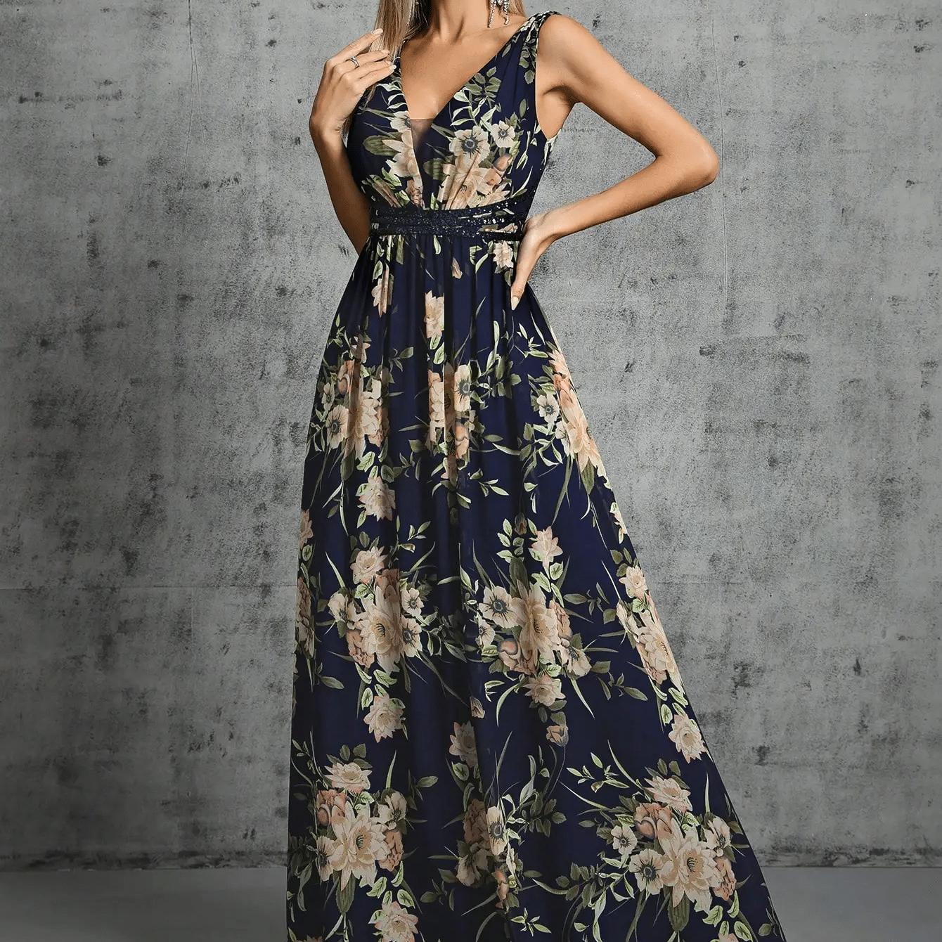 Robe champêtre avec épaules apparentes — BOHERIS