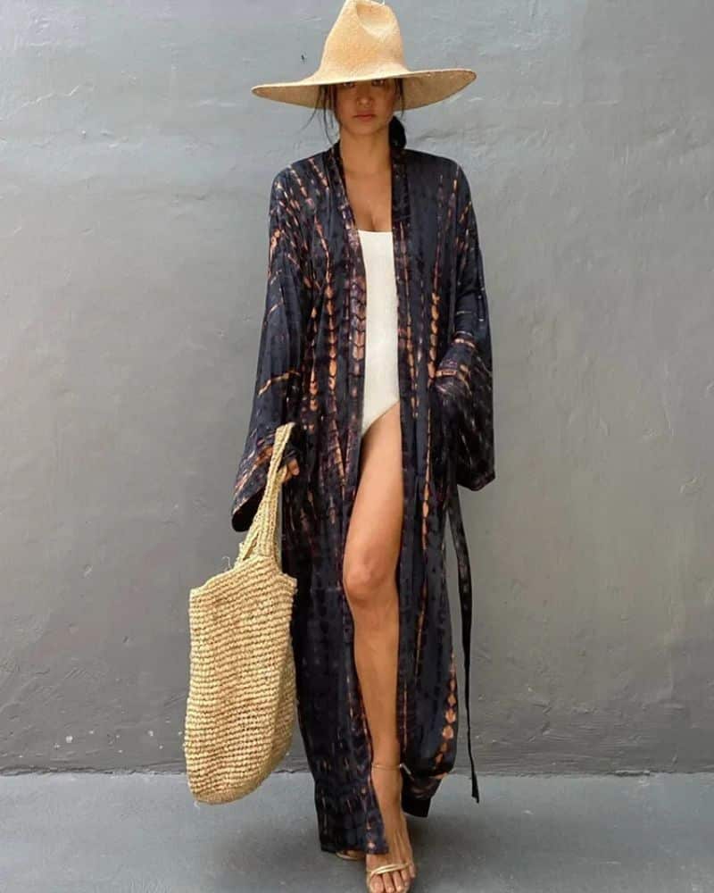Robe de plage style kimono — vue 2