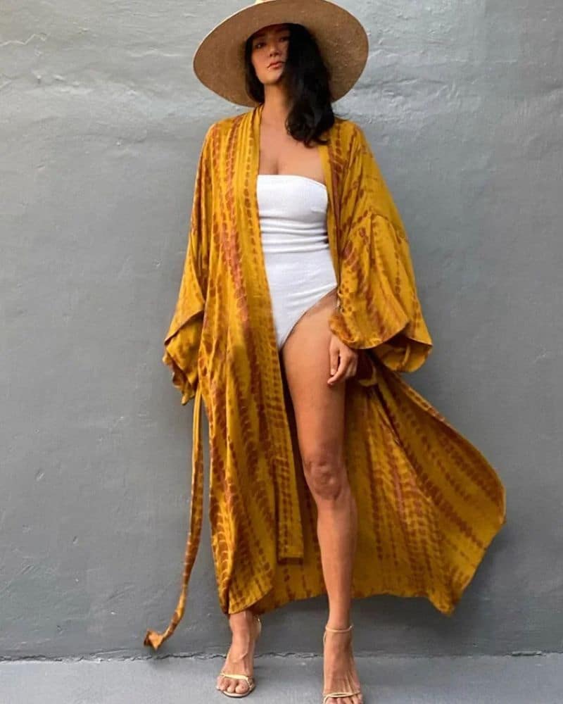 Robe de plage style kimono — vue 3