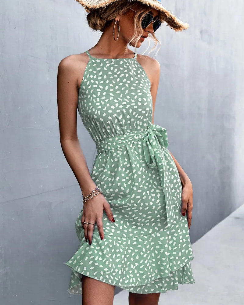 Robe courte bohème estivale — vue 12