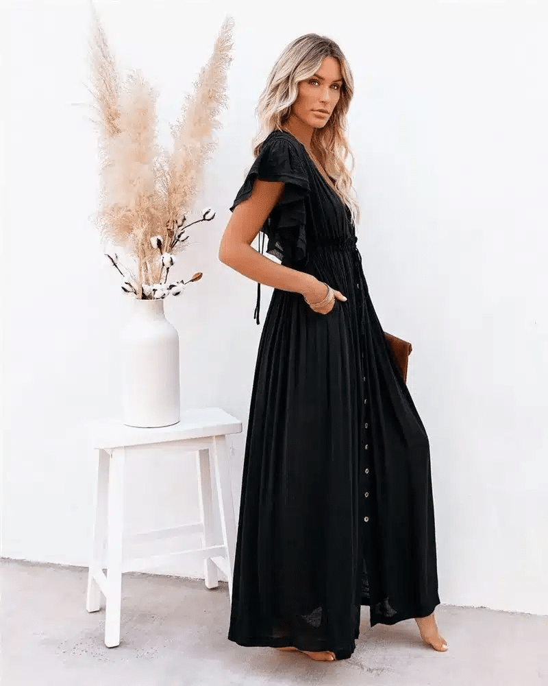 Robe de plage ample et longue style bohème — vue 2