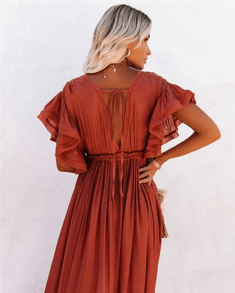 Robe de plage ample et longue style bohème — vue 12