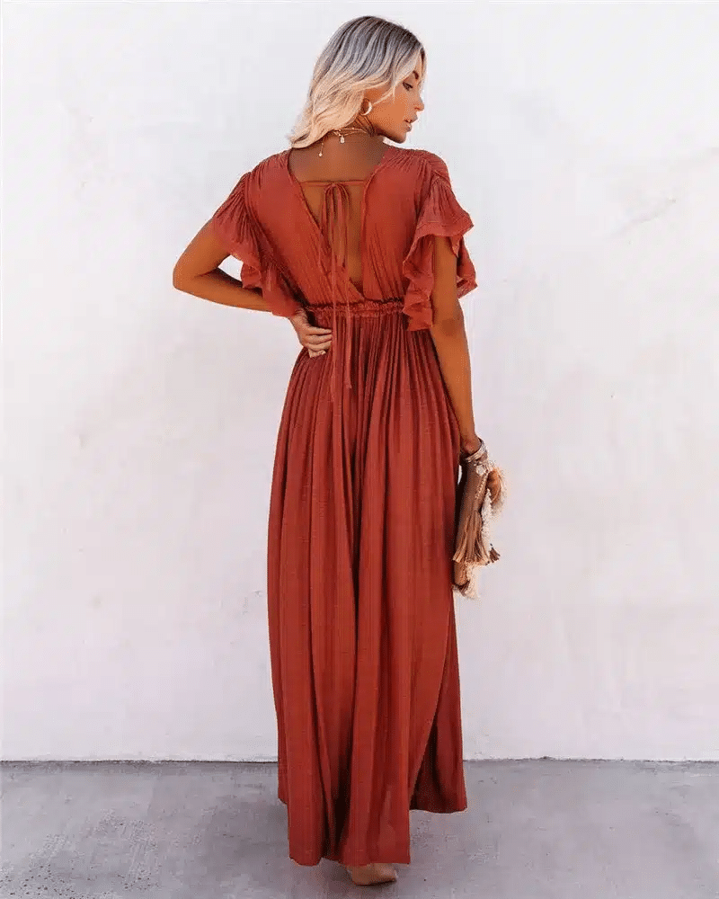 Robe de plage ample et longue style bohème — vue 13