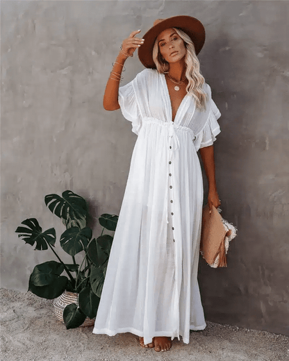 Robe de plage ample et longue style bohème — vue 16