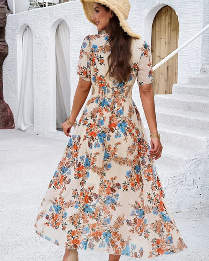 Robe longue bohème fleurie — vue 2