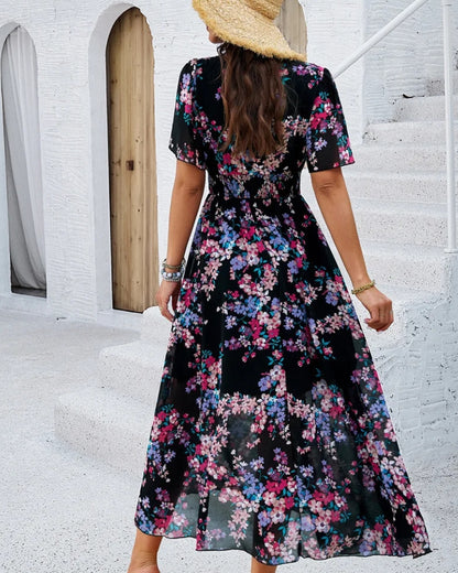 Robe longue bohème fleurie — vue 16