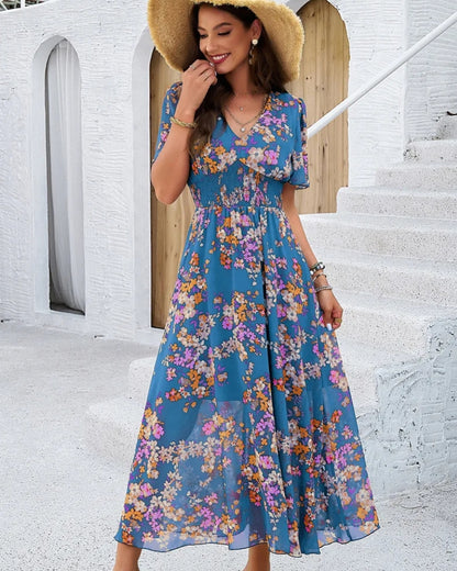 Robe longue bohème fleurie — vue 12