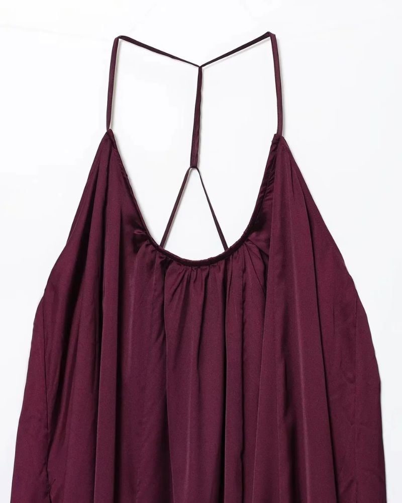 Robe longue bohème fluide au dos nus — vue 4