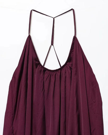 Robe longue bohème fluide au dos nus — vue 4