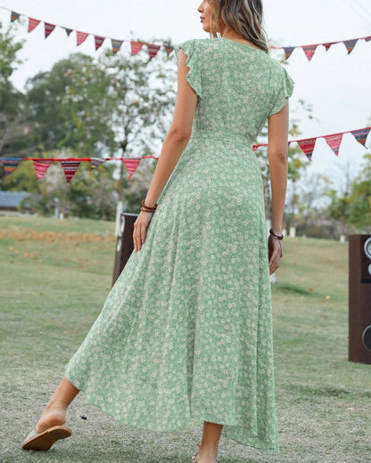 Robe longue été manches papillon bohème — vue 3