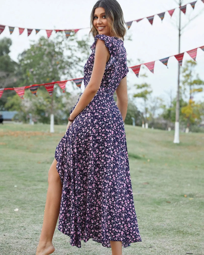 Robe longue été manches papillon bohème — vue 11