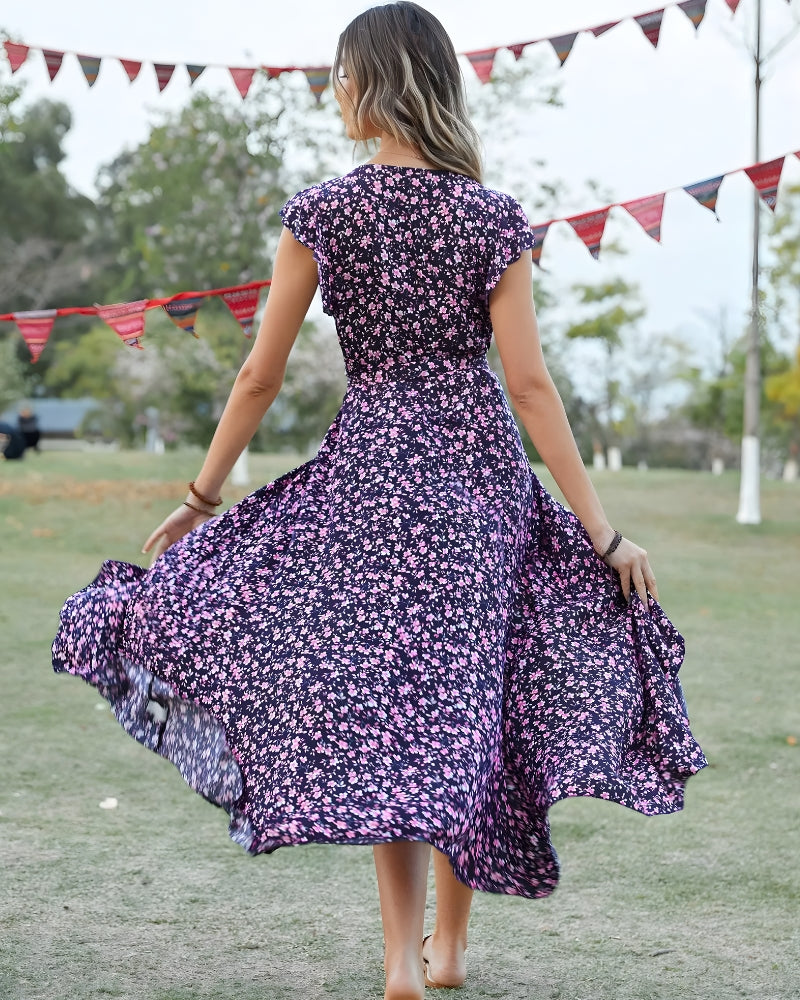 Robe longue été manches papillon bohème — vue 14