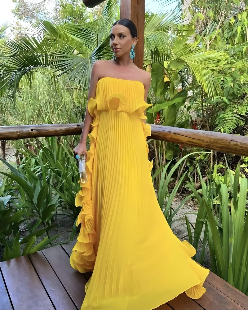 Robe longue bohème formelle — BOHERIS